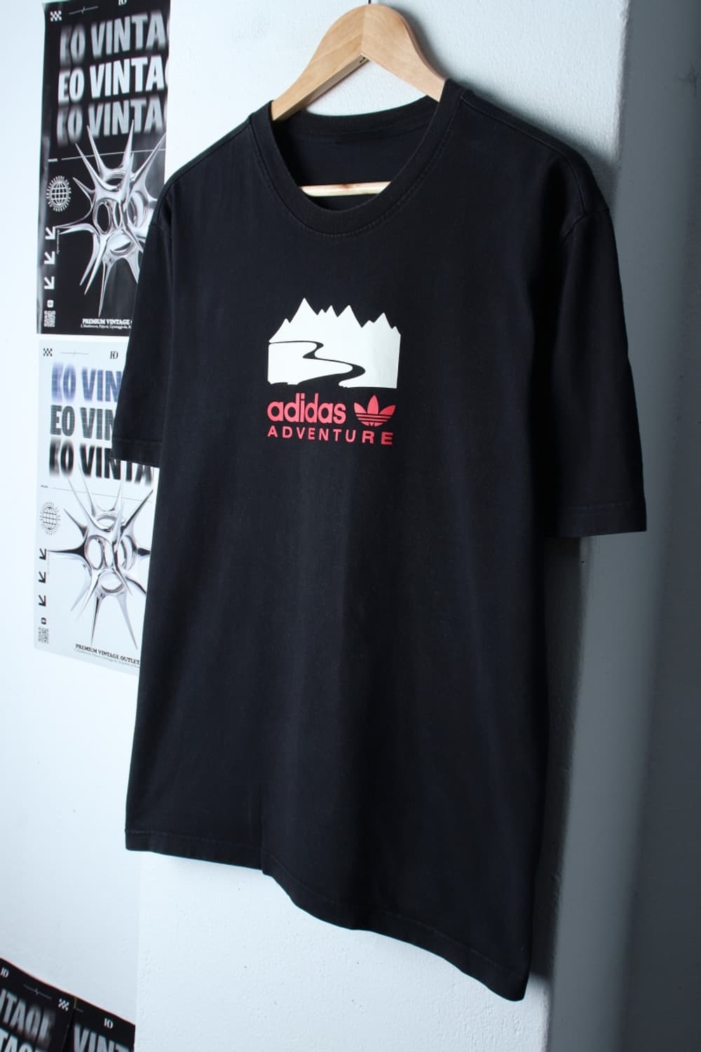(XL) 아디다스 반팔 티셔츠 오리지널 블랙 올드스쿨 헤비-H30953 상품이미지1
