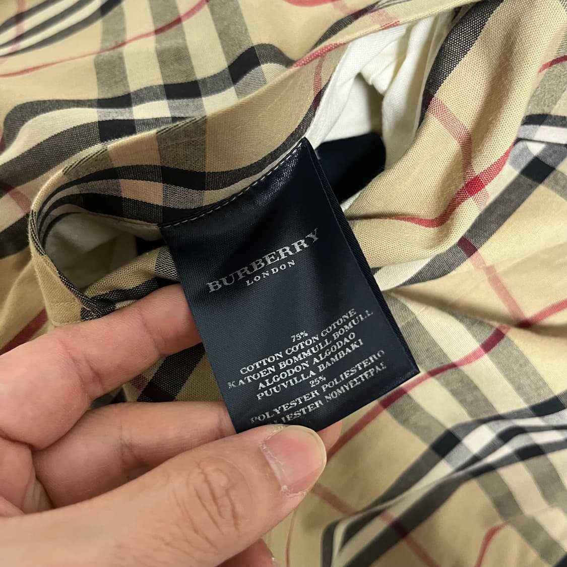 [정품]버버리(Burberry)노바체크 리버시블 헤링턴 자켓 상품이미지6