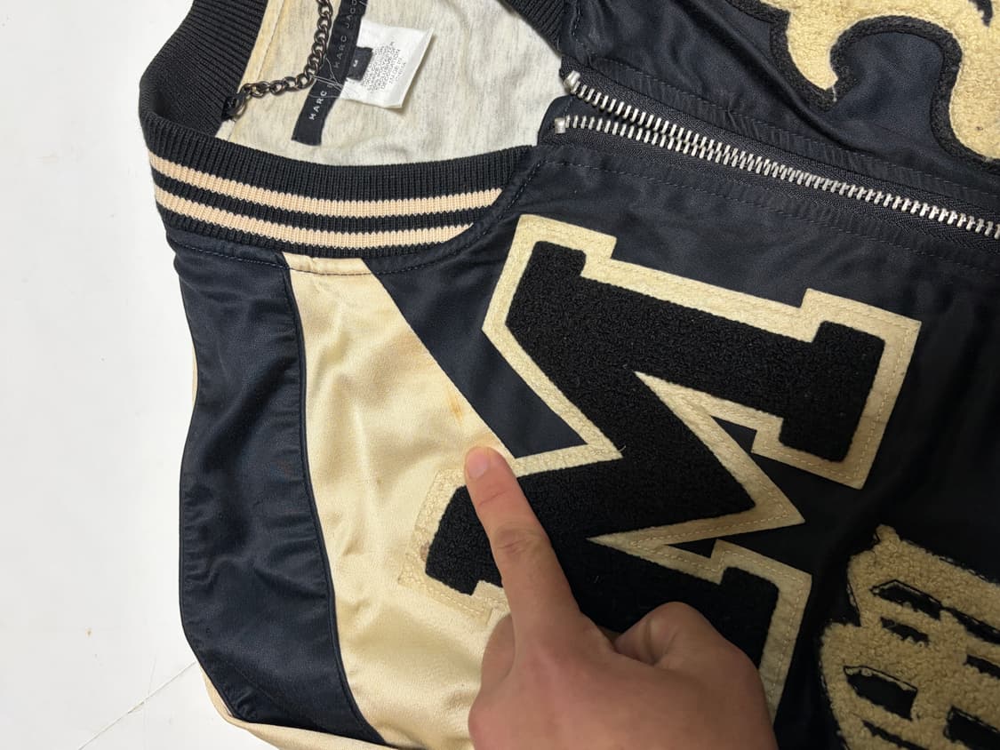 마크제이콥스 셔닐 로고 스터디움 자켓[M] 상품이미지4