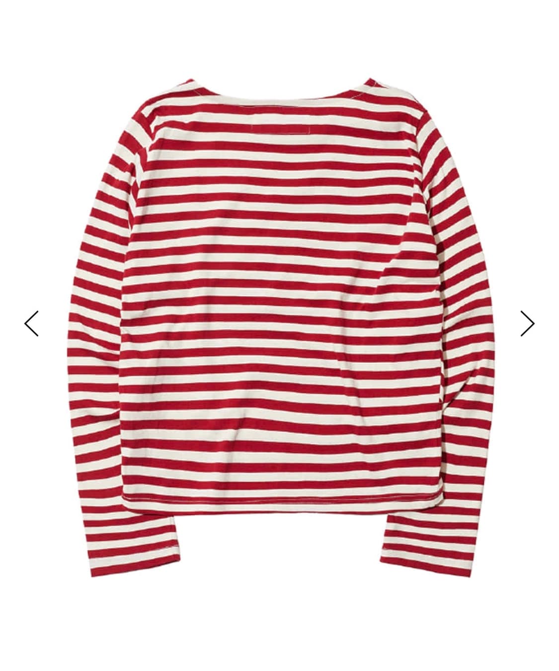 더뮤지엄비지터 하트 스트라이프 롱 티셔츠 롱슬리브 상품이미지4