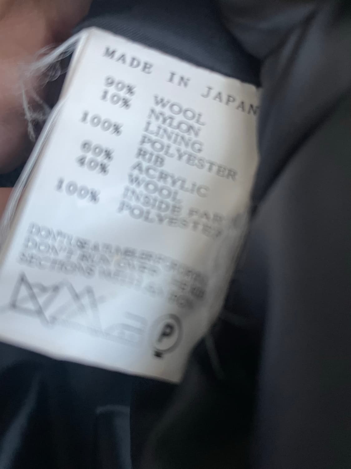 요지야마모토 리미푸 더플 패딩 숏코트 상품이미지5