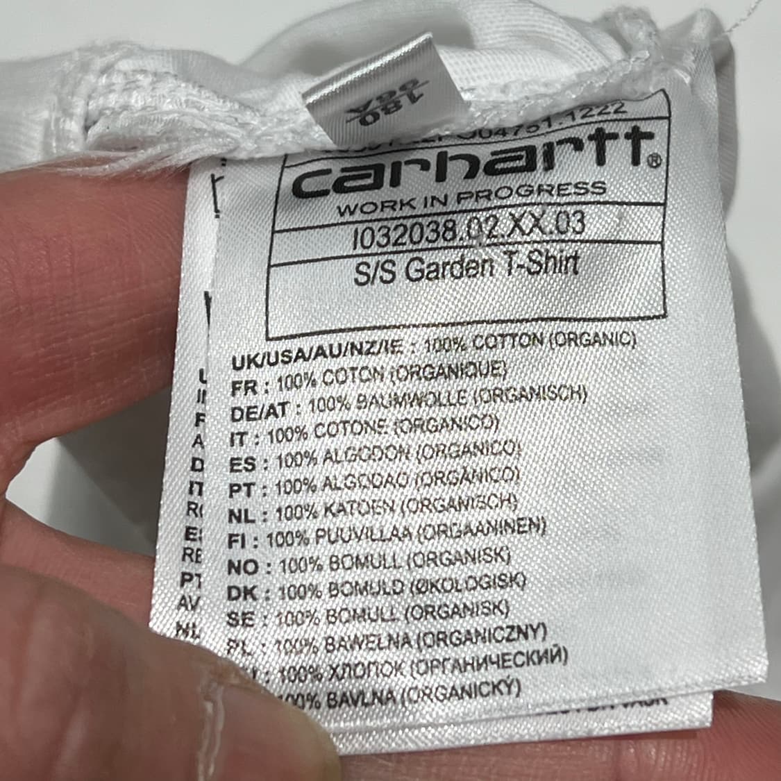 칼하트 wip 프린팅 반팔티 s10569 상품이미지7