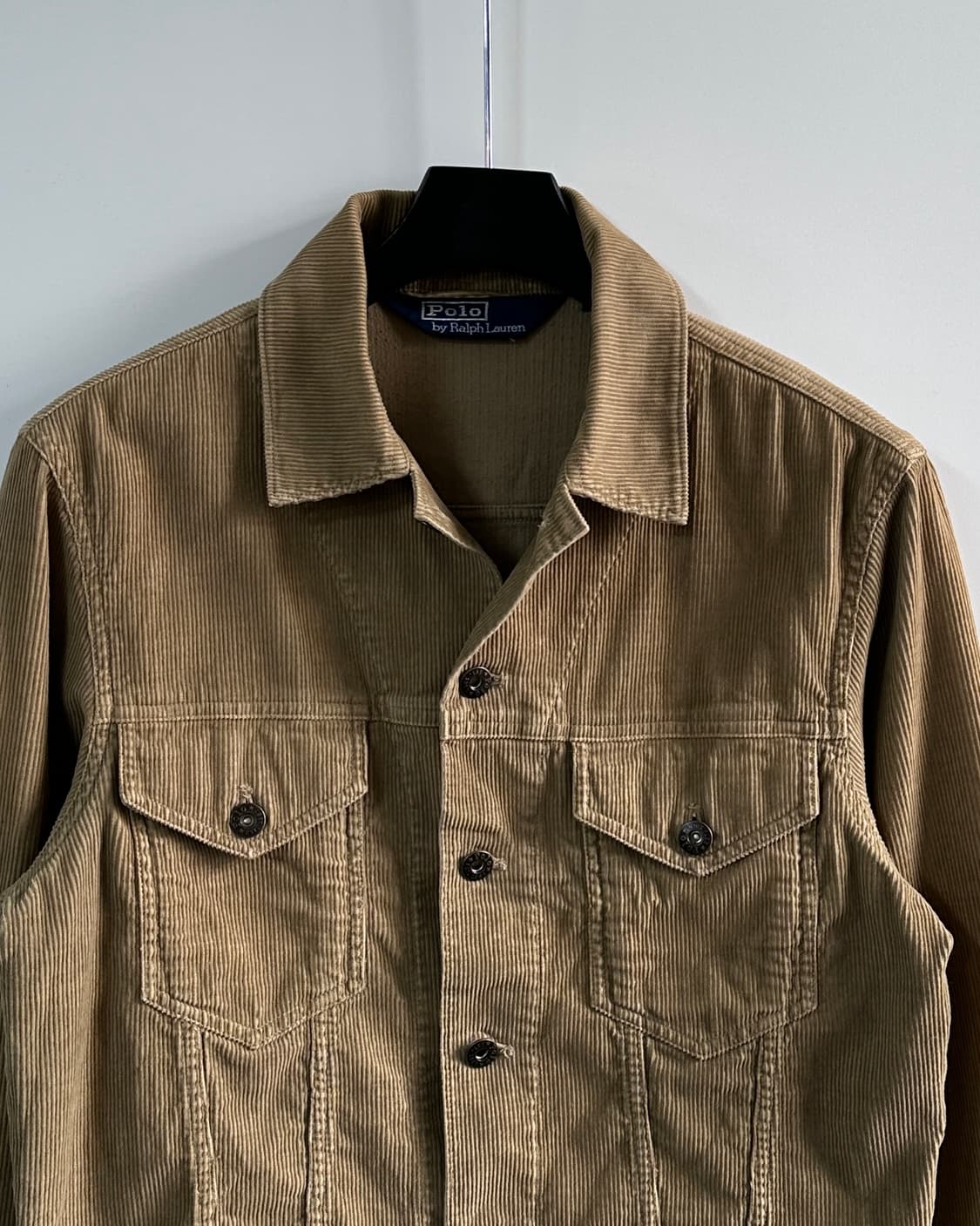 폴로 베이지 코듀로이 트러커 자켓 (va.95) 상품이미지2