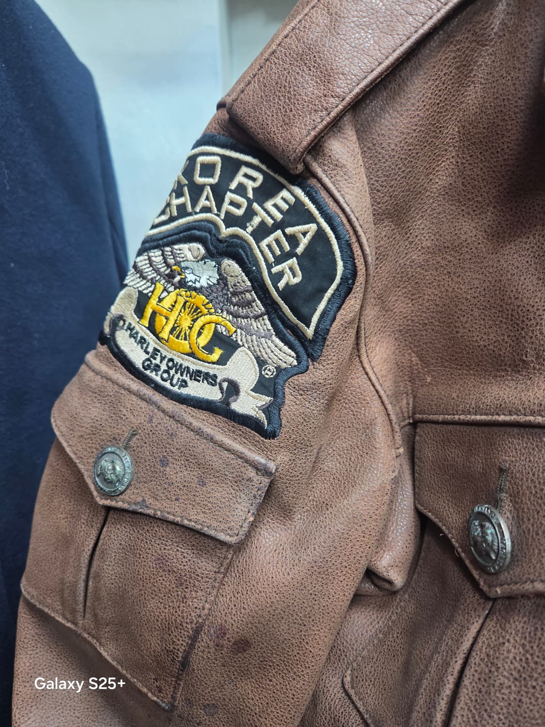 빈티디   브라운   가죽자켓 상품이미지2