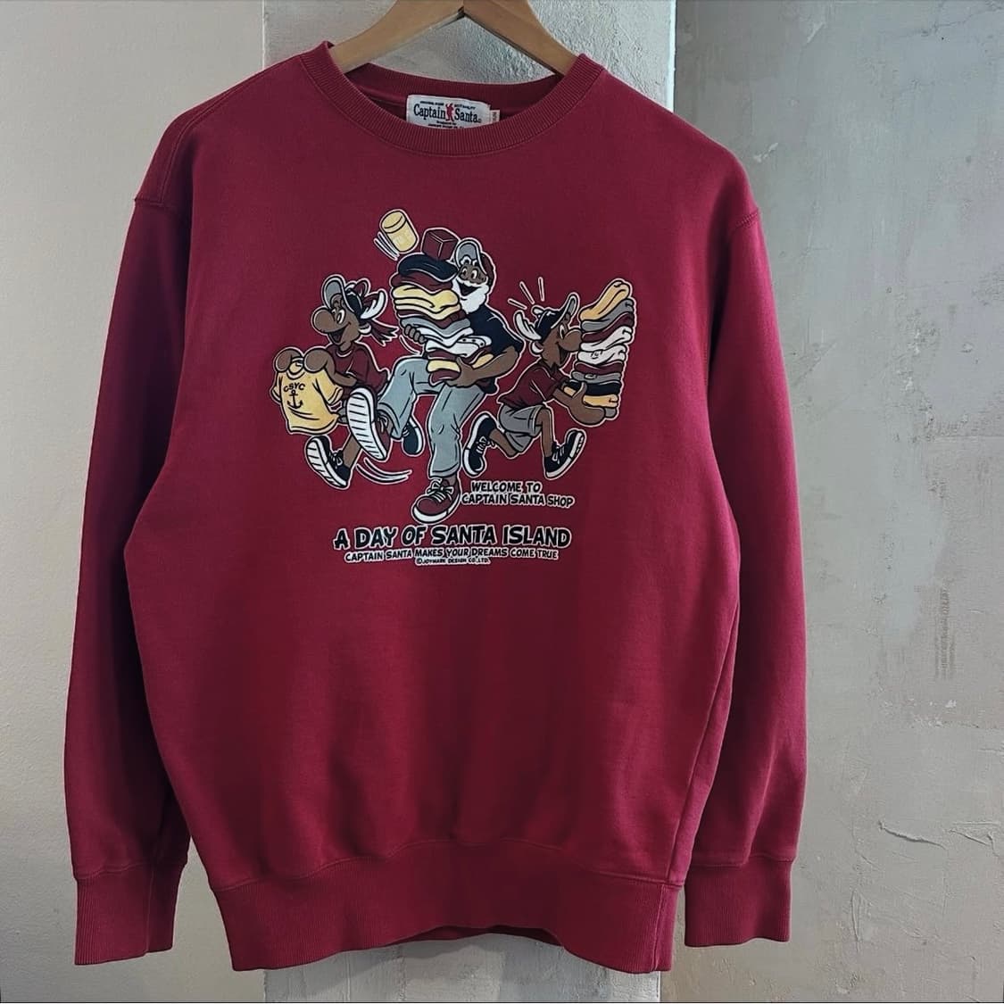 캡틴산타 프린팅 맨투맨 상품이미지2