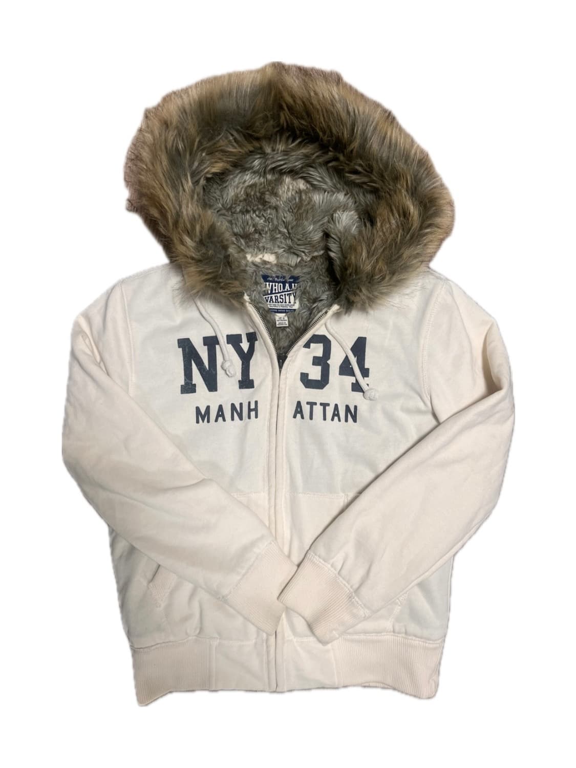 후아유 퍼 후드집업 상품이미지3