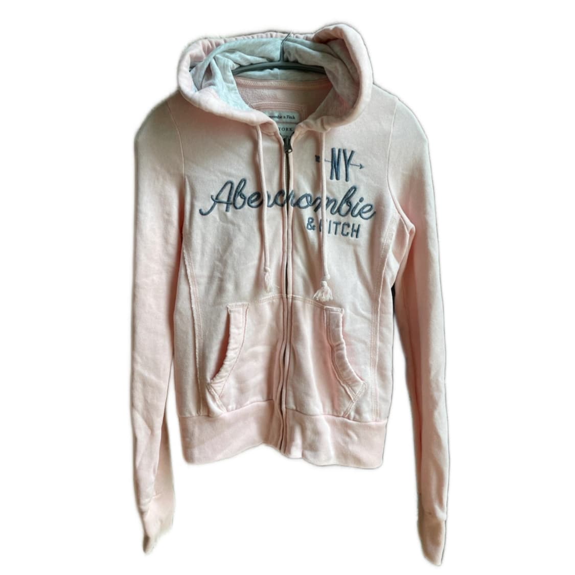 💗아베크롬비 딱붙핏 베이비 핑크 후드집업💗 상품이미지1