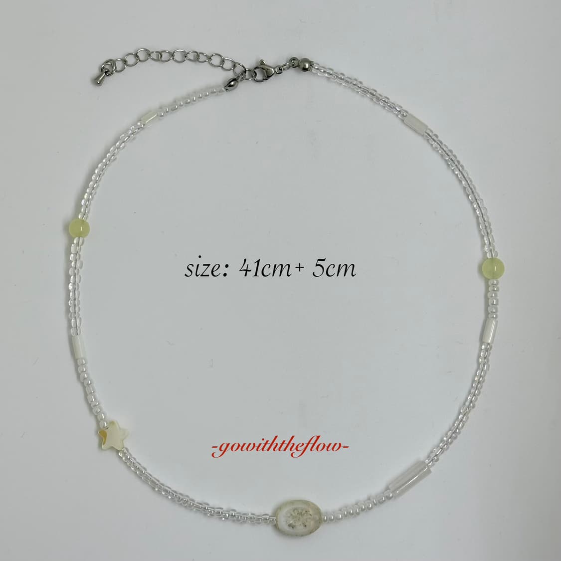 [Handmade] 원석 & 빈티지 비즈 믹스 네클리스 상품이미지2