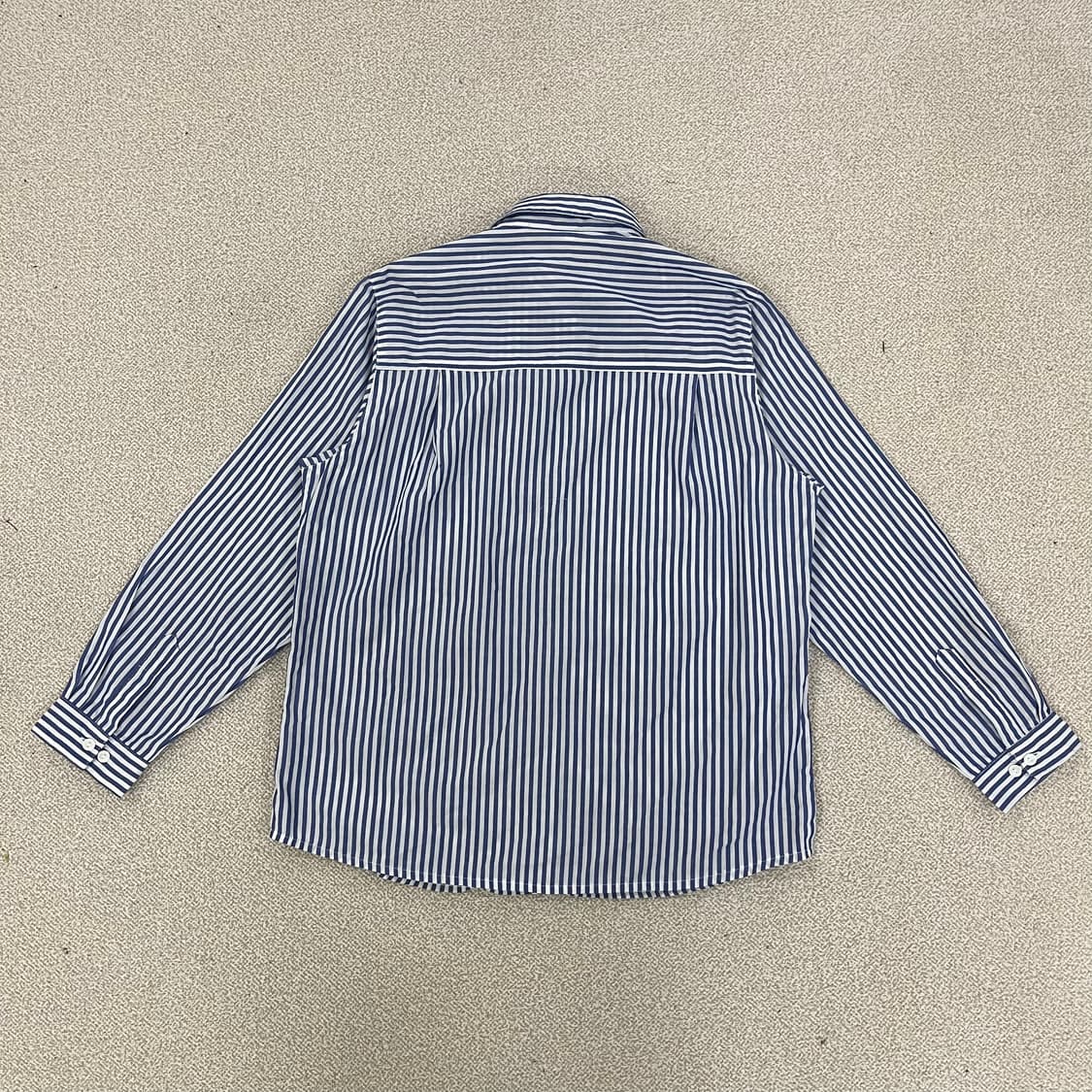 [L] 고급 하트로고 스트라이프 셔츠 남방 0116M1 상품이미지4