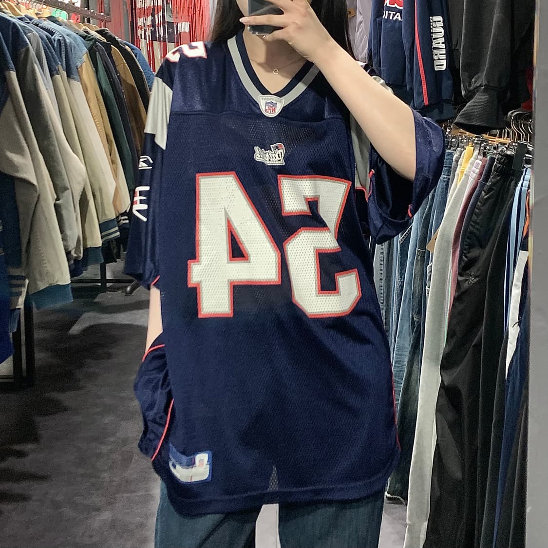 [IM] NFLxReebok 패트리어츠 Bruschi No.54 네이비 상품이미지3