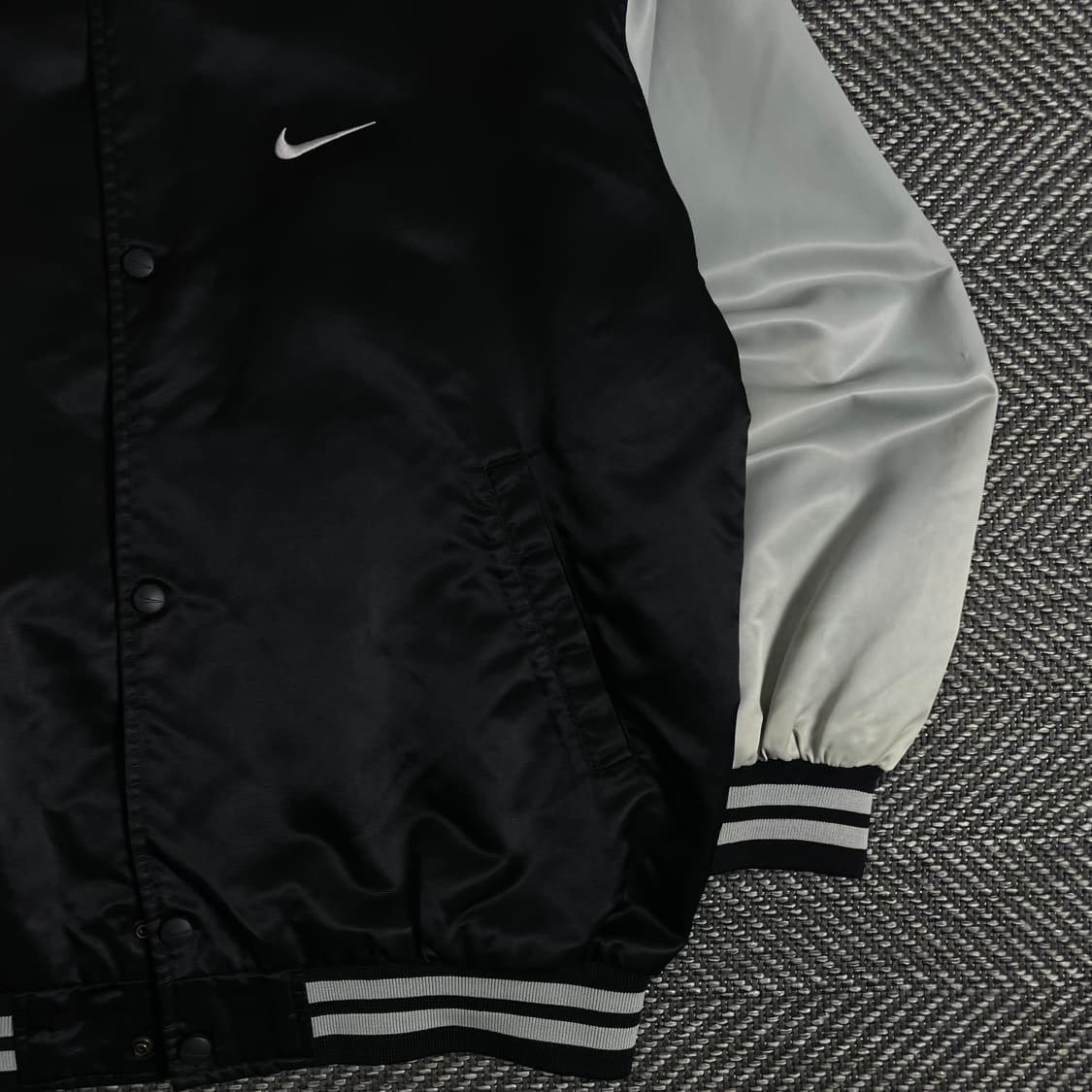 00s 나이키 올드스쿨 박시핏 사틴 바시티 자켓o 3035 상품이미지2