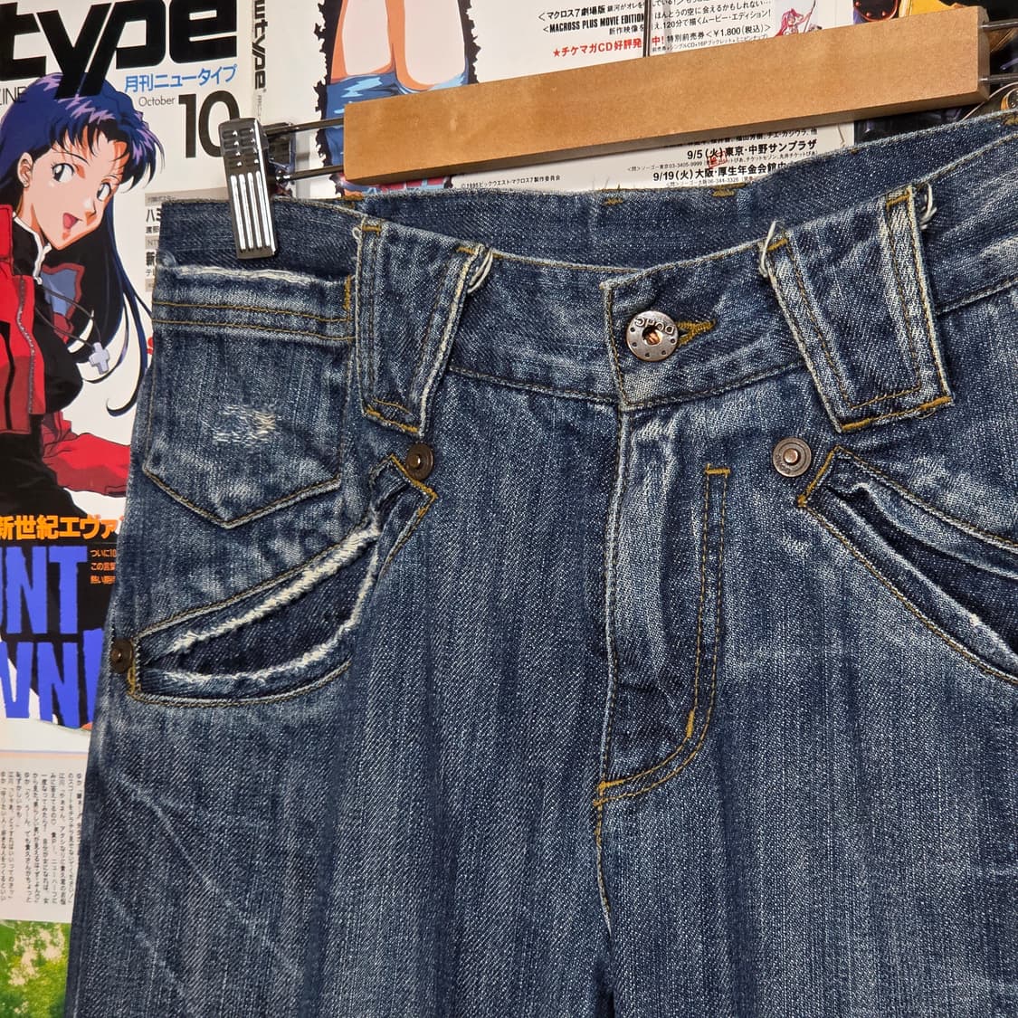 DOHC 사이드 포켓 베트맨 데님 팬츠 상품이미지7