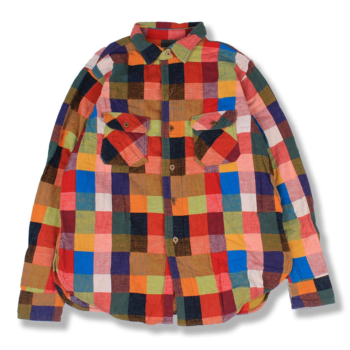 캐피탈 KAPITAL 패치워크 셔츠 상품이미지1