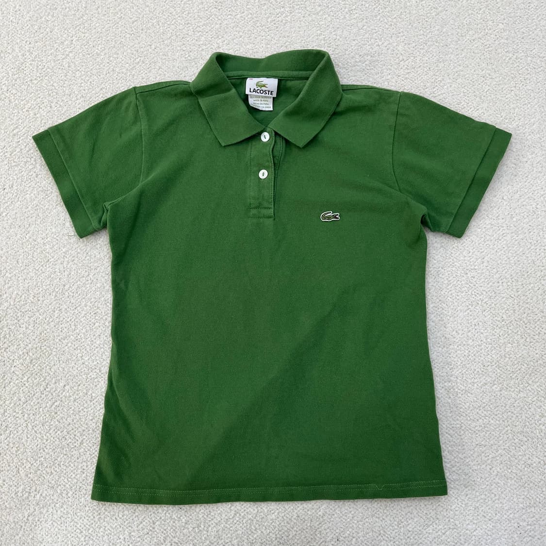 36 라코스테 피케 반팔 카라 티셔츠 0305M 상품이미지1