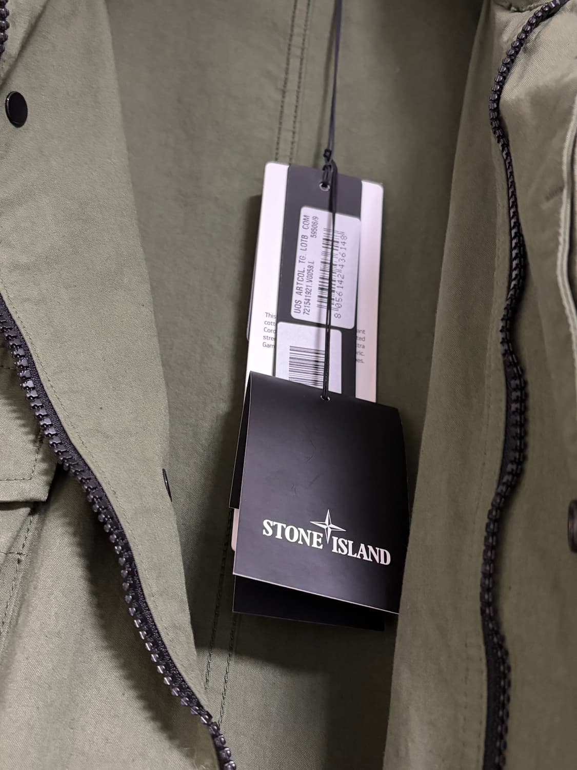 (새상품130만원)스톤아일랜드 필드자켓 야상 L 웍스아웃구매 상품이미지6