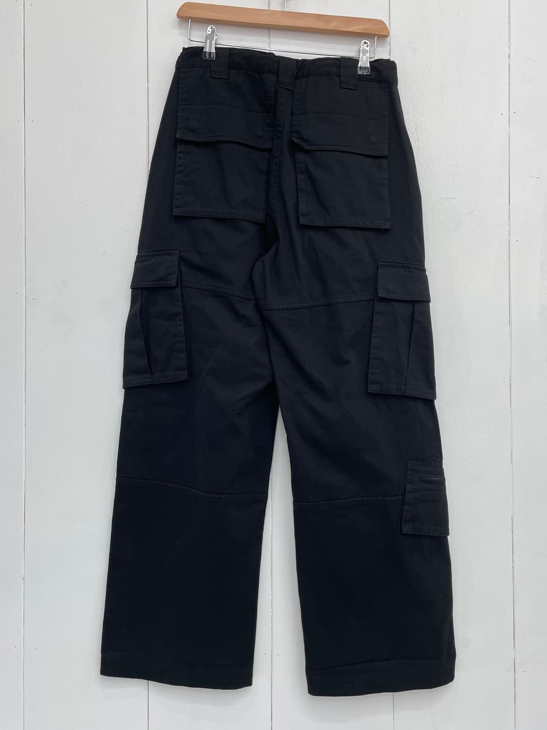 감마갤러리(GAMMA GALLERY) 와이드 핏 카고 팬츠 블랙 상품이미지5