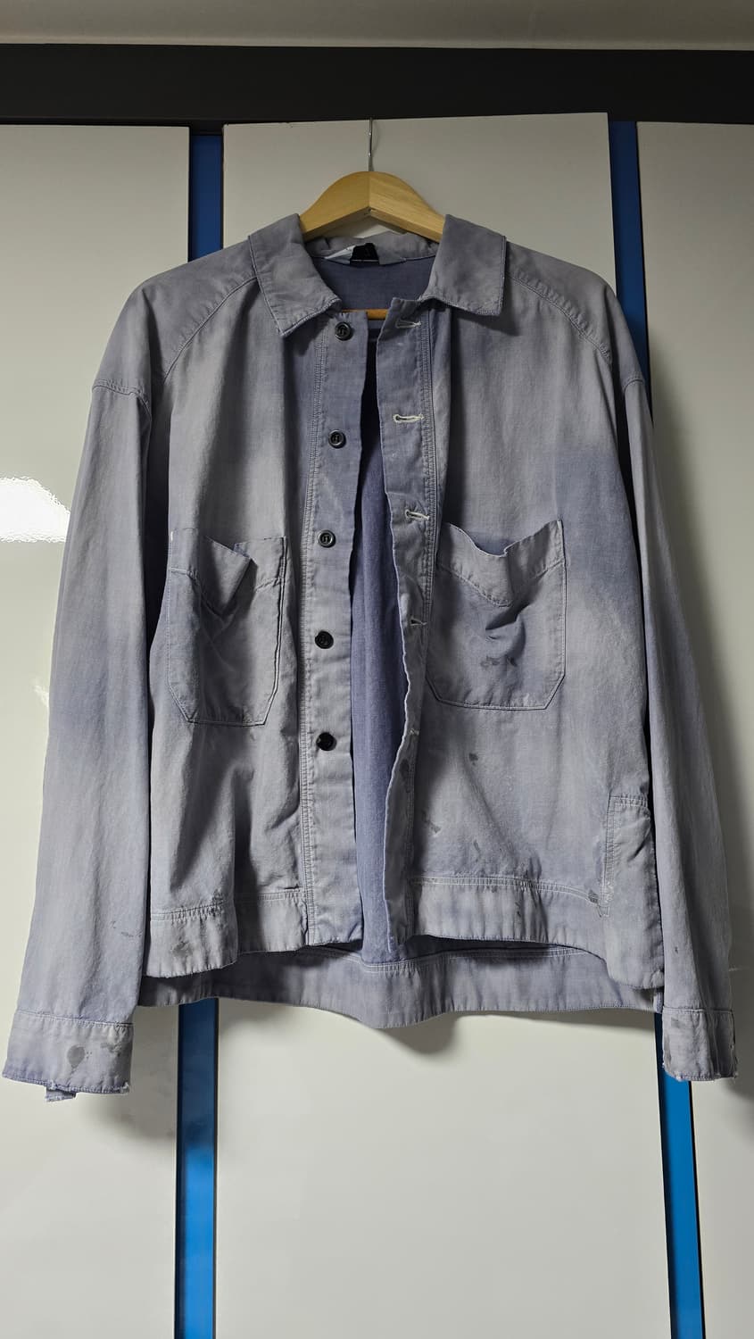 [1] ANCELLM 안셀름 샴브레이 셔츠 자켓 더스티 퍼플 상품이미지3