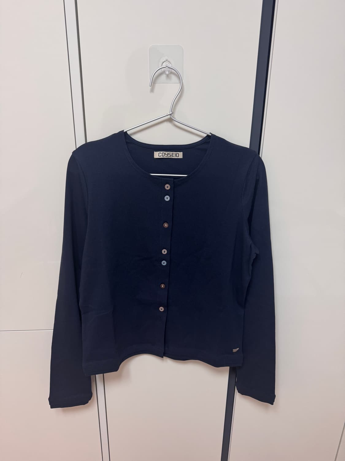 코이세이오 RAW EDGE CARDIGAN NAVY 상품이미지2