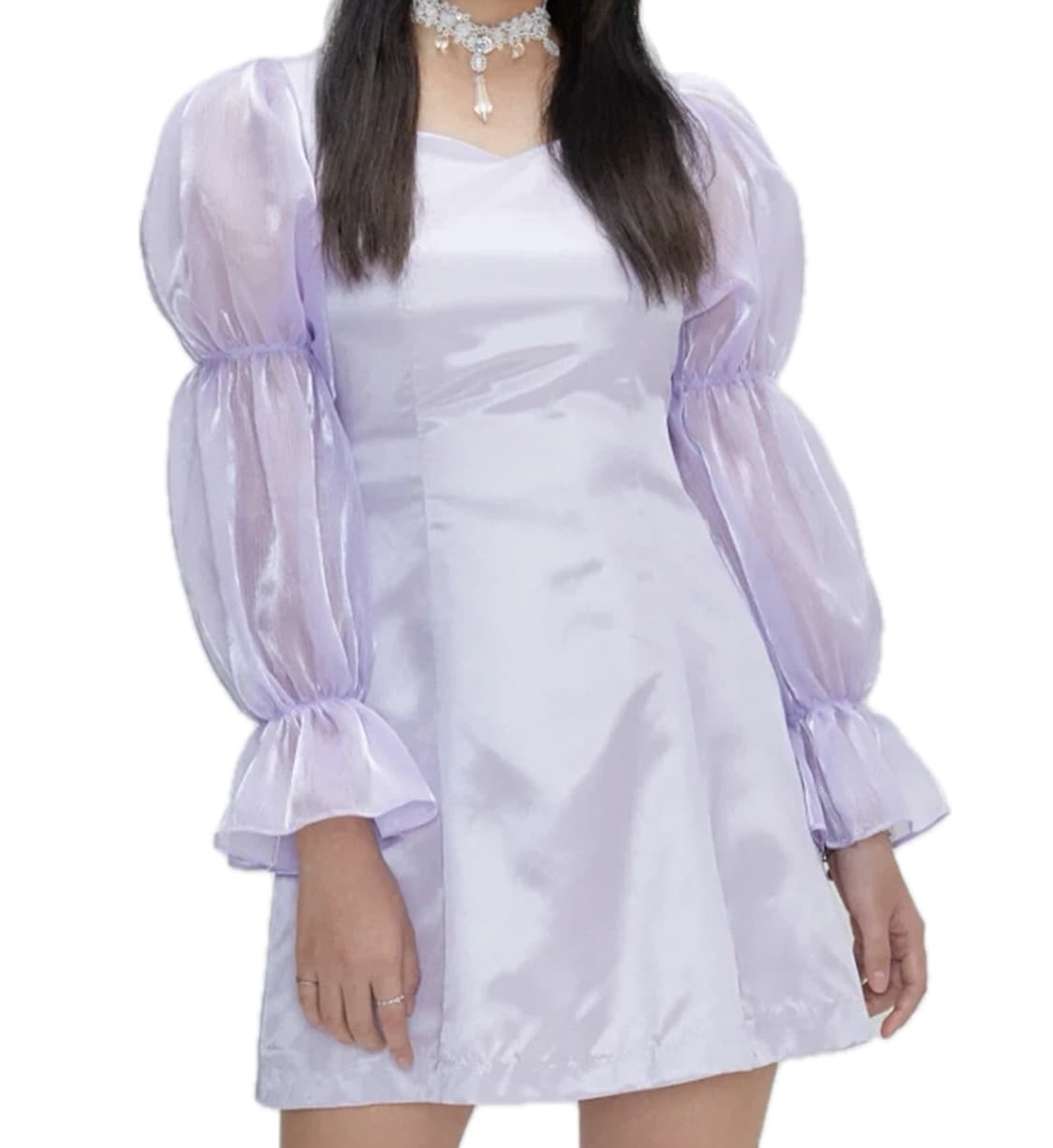 xoeinseoul 라벤더 퍼프 원피스 상품이미지1