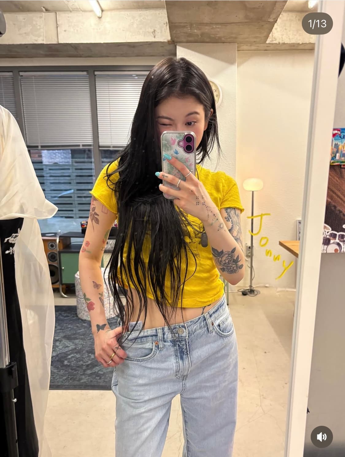 자라 백예린 프린팅 티셔츠 상품이미지1