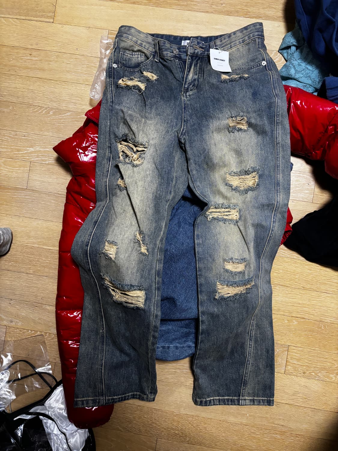 시미오 청바지 상품이미지1