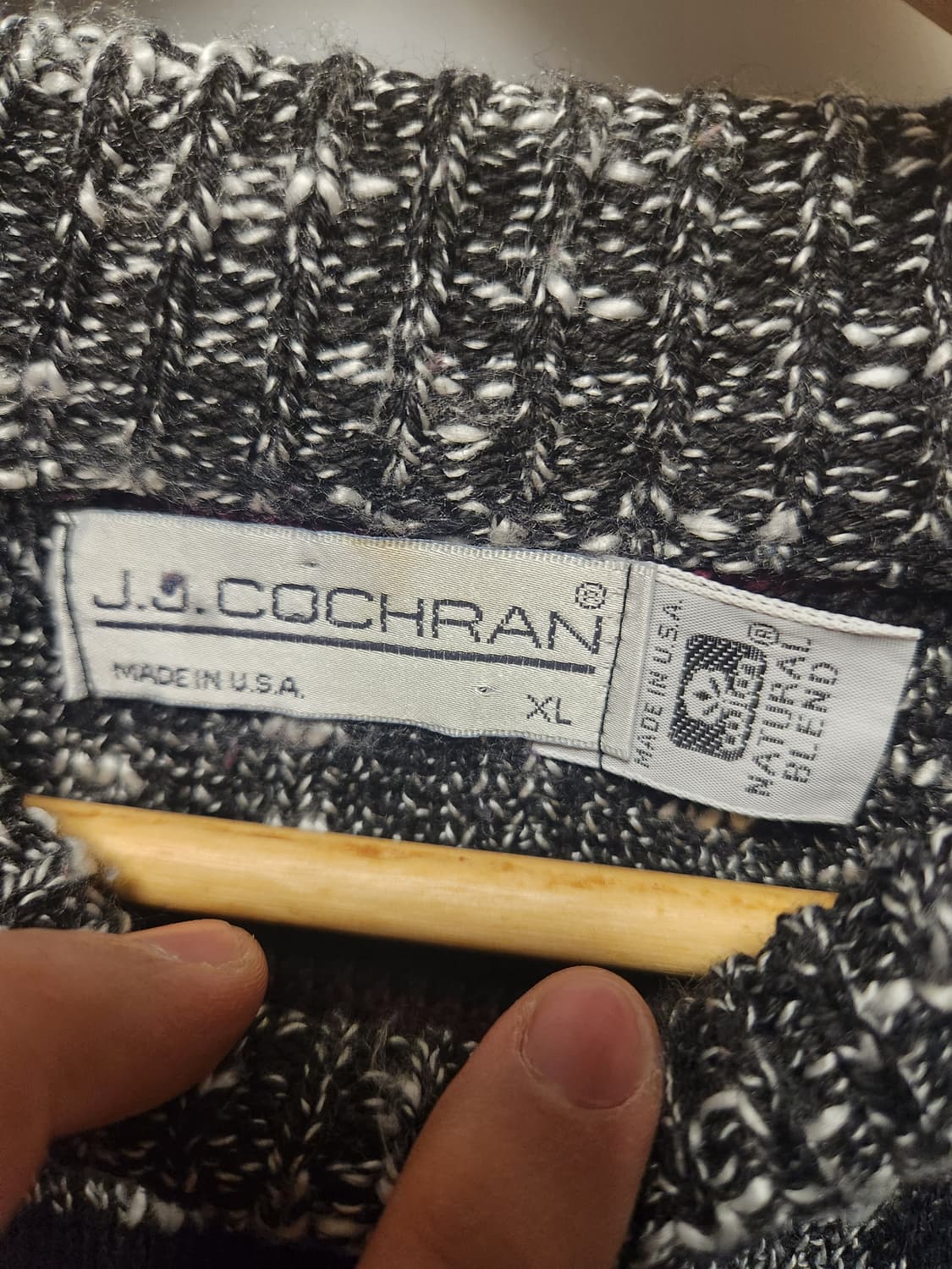 미국빈티지 JJ코크란 패턴 니트 스웨터 XL 상품이미지2