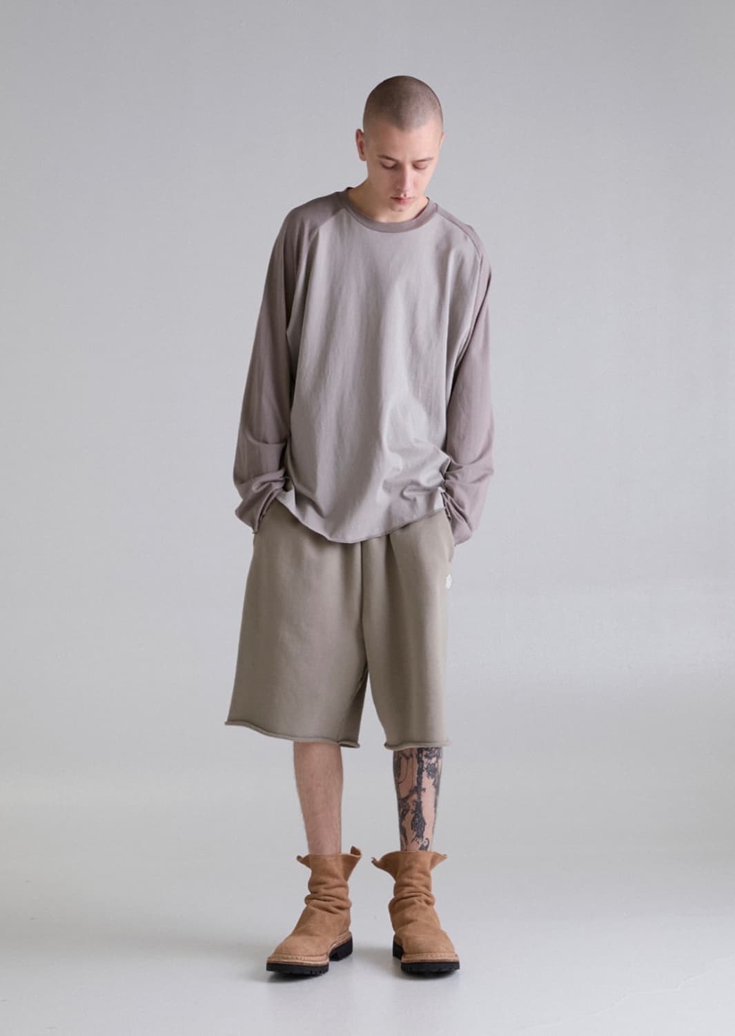 INNIR  HEAVYWEIGHT SWEAT SHORTS (DUST) 상품이미지1