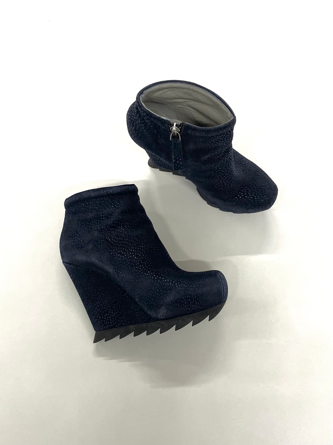 카밀라 스코브가드 레더 웨지힐 부츠 상품이미지3