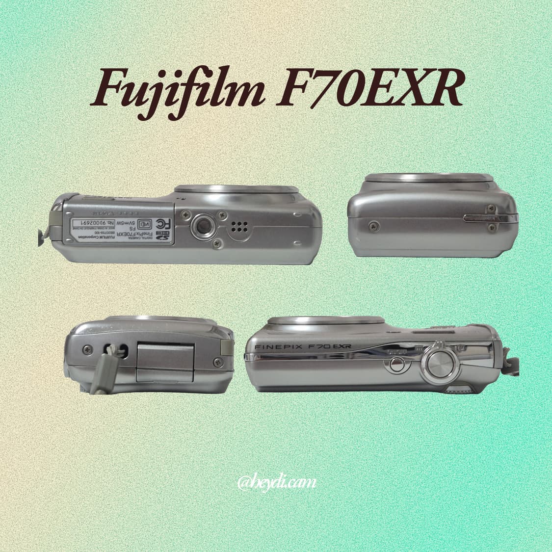 (아일릿원희) 후지 F70EXR(fuji F70EXR) 실버 상품이미지3