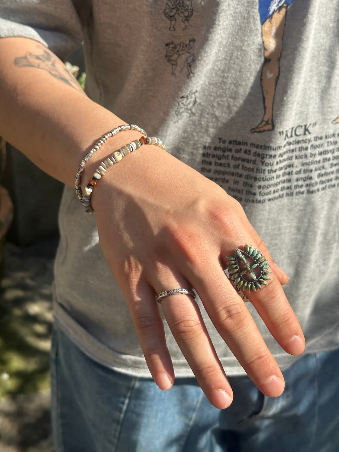Green Turquoise Marquise Cluster Teardro 상품이미지5