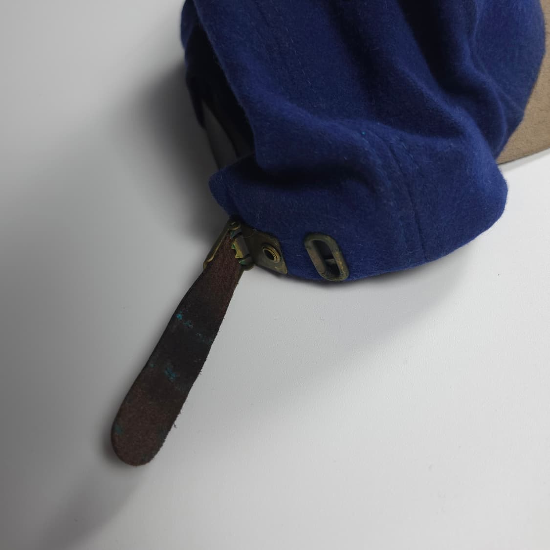 00s 미첼앤네스 아카이브 NHL 토론토 메이플 립스 스웨이드 모직 볼캡 상품이미지4