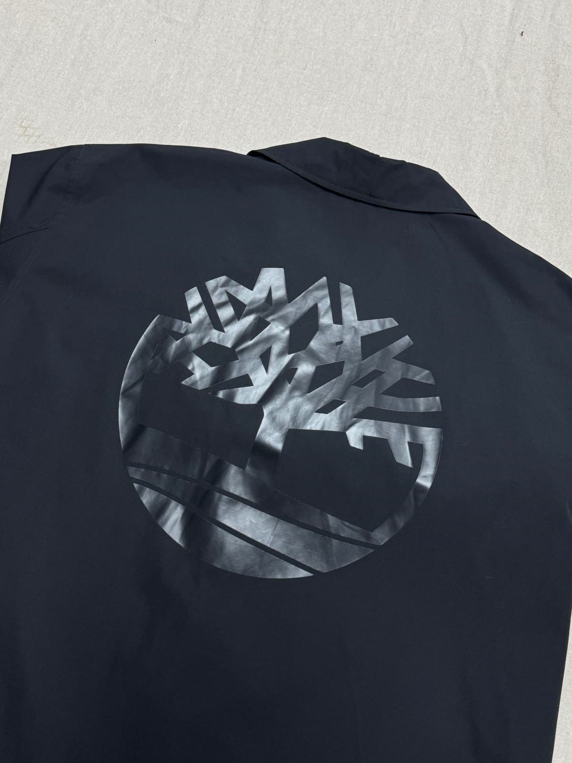 팀버랜드 블랙 백로고 나일론 코치자켓 2XL 상품이미지2