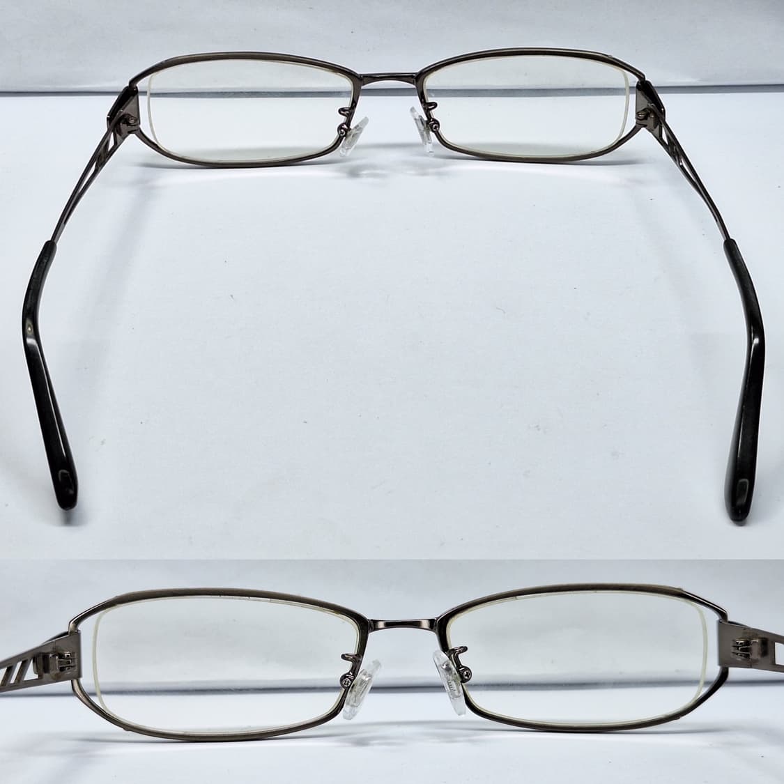 OWNDAYS 실버 메탈 2포인트 안경테 일본 수입 빈티지 클래식 레트로 상품이미지5