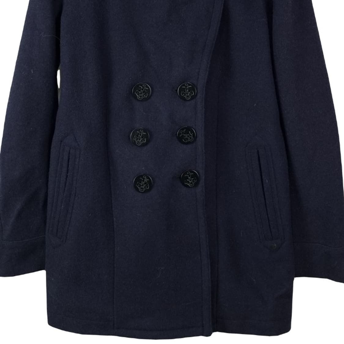 [데님앤서플라이] NAVY 밀리터 해군 모직 피코트 네이비 P01381 상품이미지5