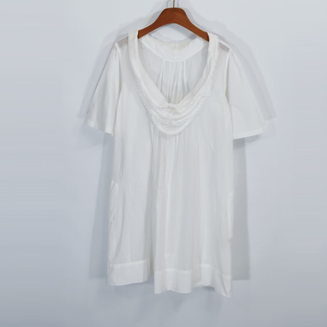 ZUCCA 레이스롱블라우스 상품이미지1