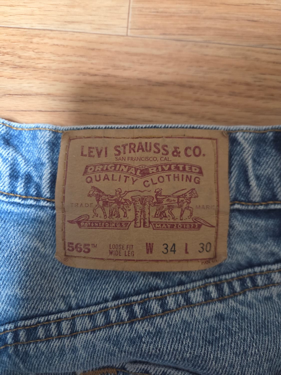 90s 리바이스 565 made in usa 블랭크탭 상품이미지3