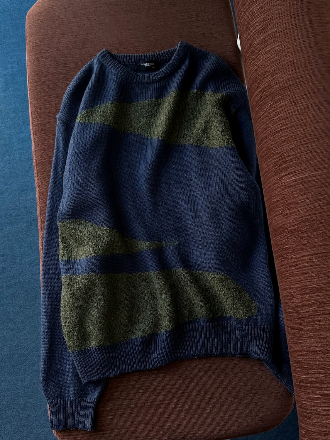 Boucle panel loose knit P/O 상품이미지3