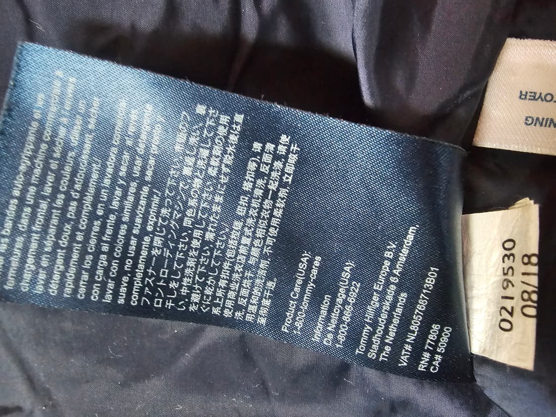 정품/s) 타미힐피거 네이비 패딩 상품이미지7