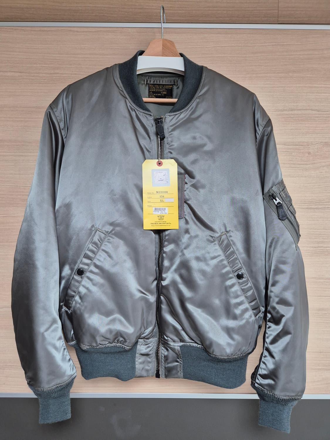 리얼맥코이 MA-1 세이지그린 REAL MCCOY's 리맥 ma1 상품이미지4