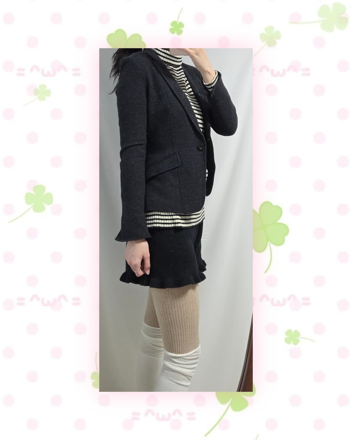 챠콜그레이 울 자켓 상품이미지3