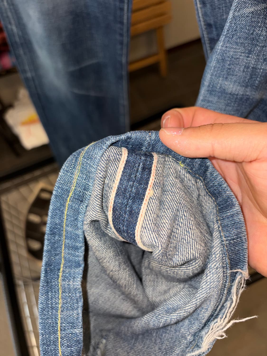 00‘s Levi’s 503 J22 selvedge denim pants 상품이미지8