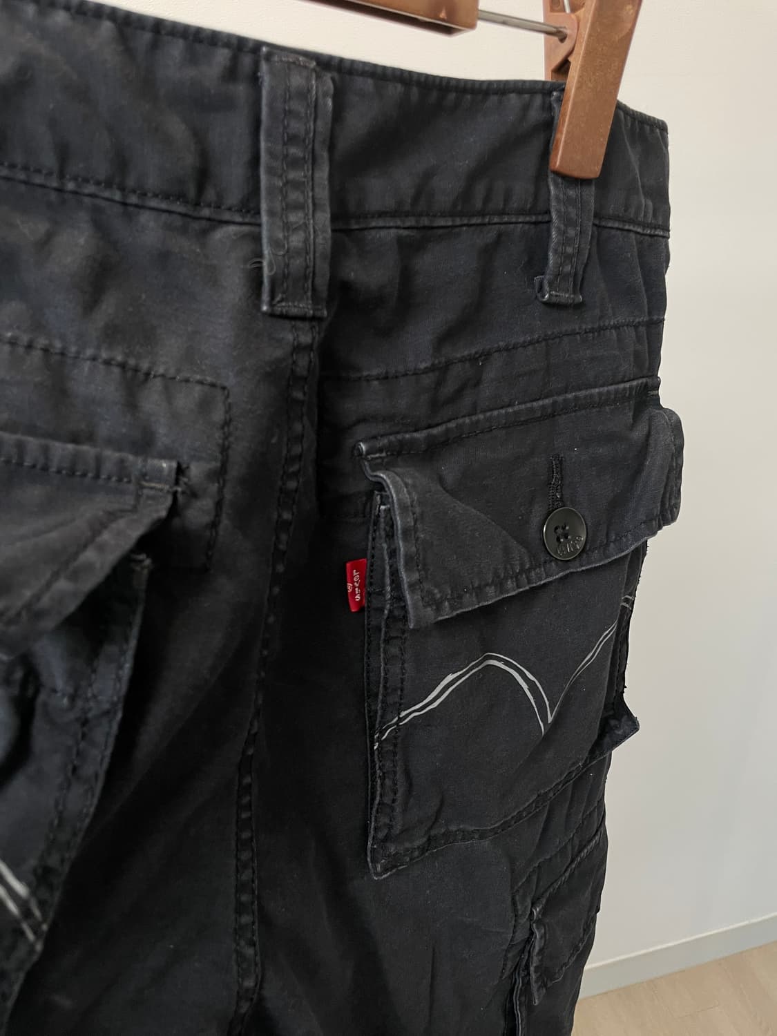 (29) Levis 리바이스 블랙 카고 반바지 상품이미지4