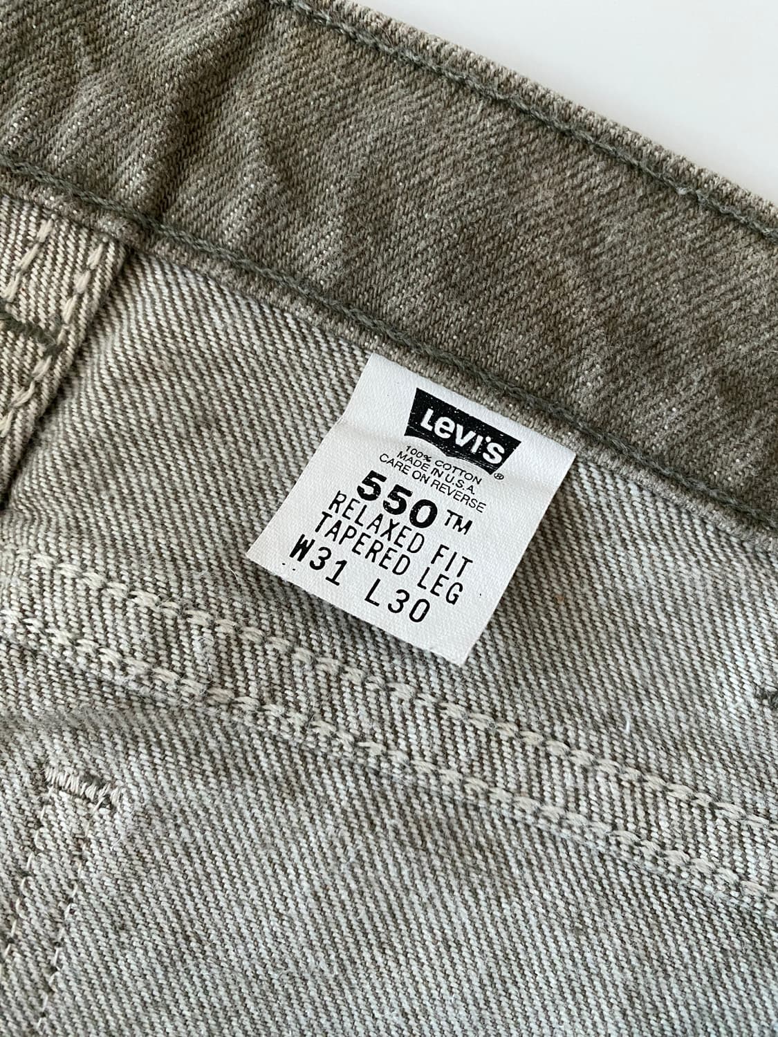 90s USA 리바이스 550 31x30 오렌지탭 상품이미지4