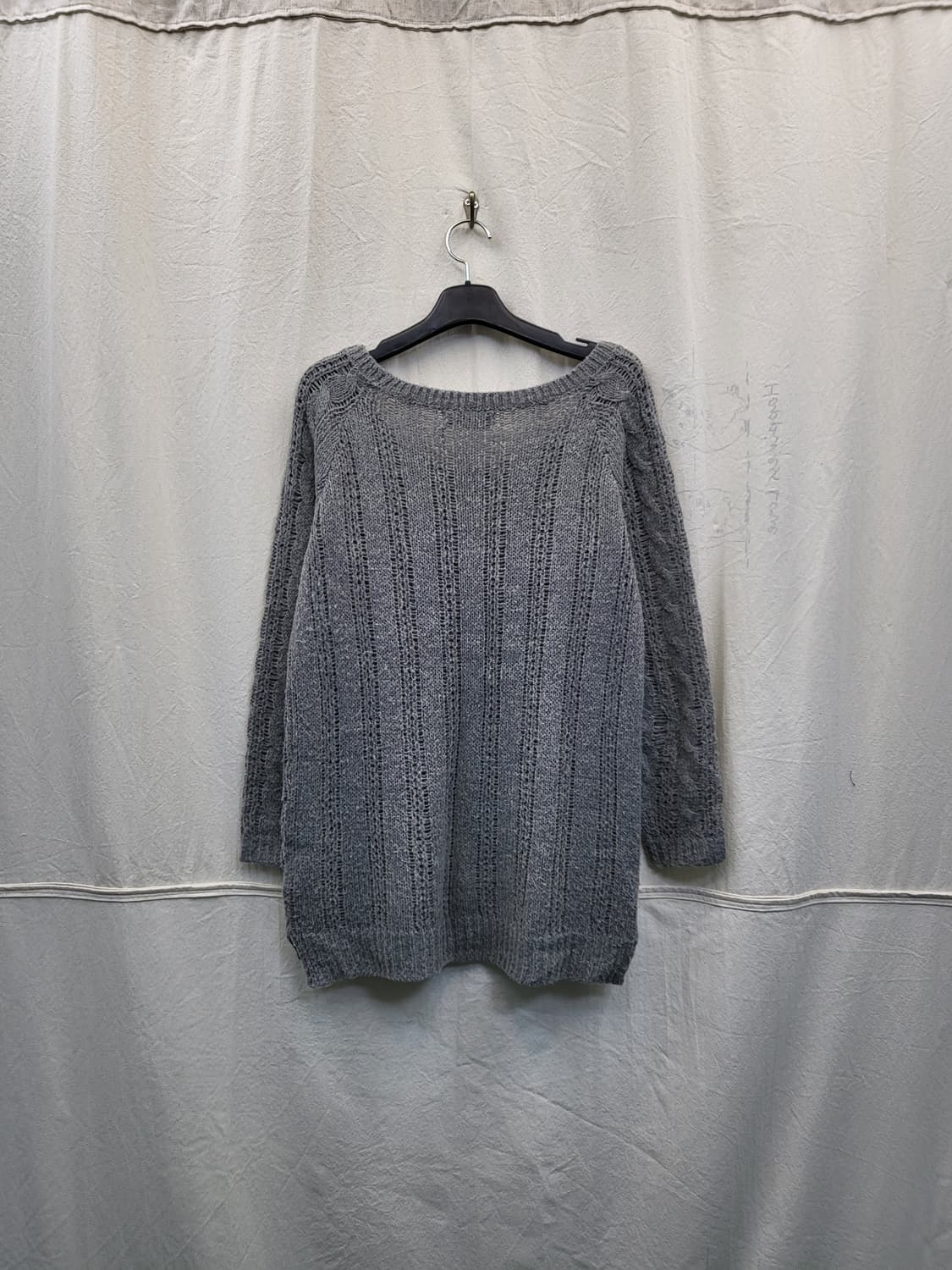 아베크롬비 케이블 니트 스웨터 그레이 상품이미지2
