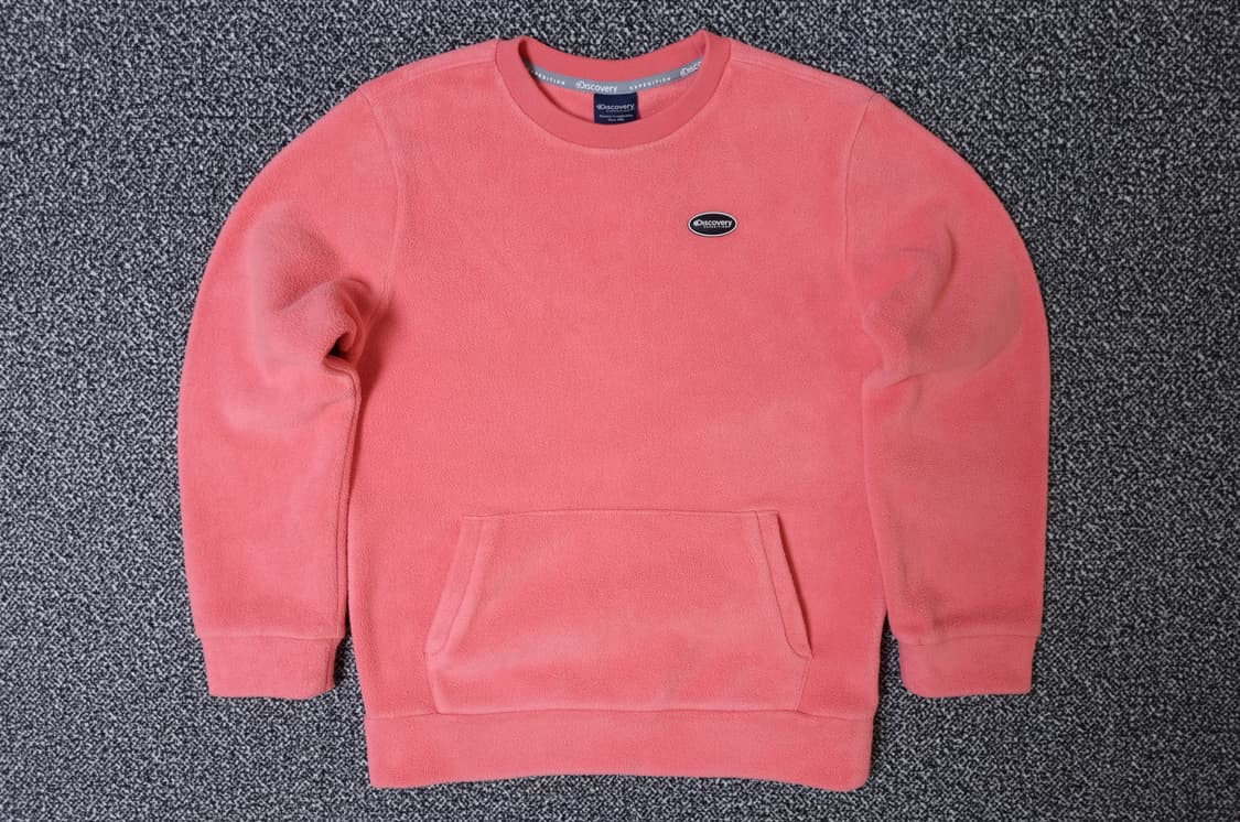 [무료배송][150]디스커버리 키즈 후리스 기모 맨투맨 긴팔티 상품이미지1