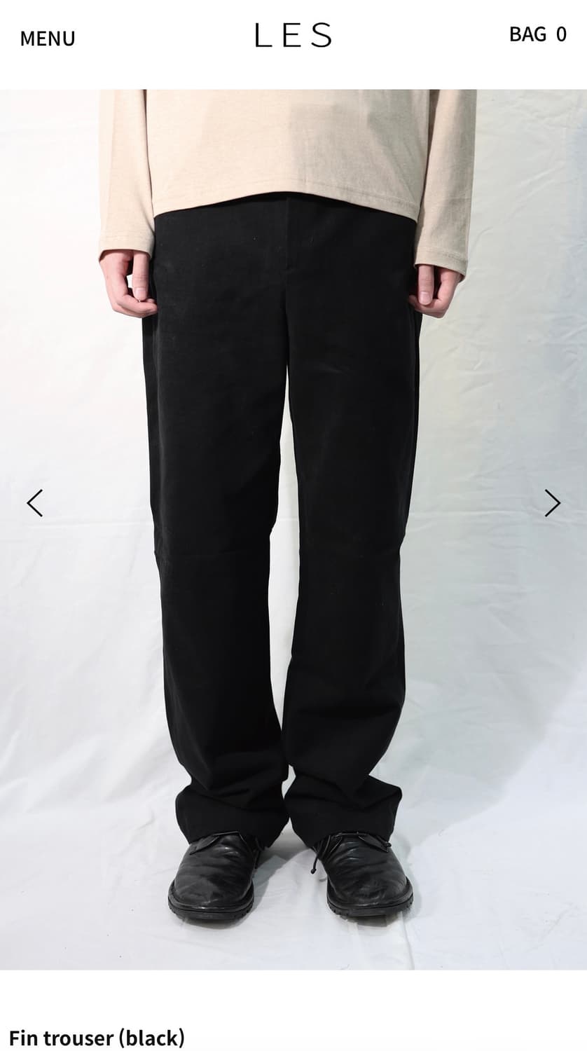 [1] LES Fin trouser 핀트라우저 상품이미지1