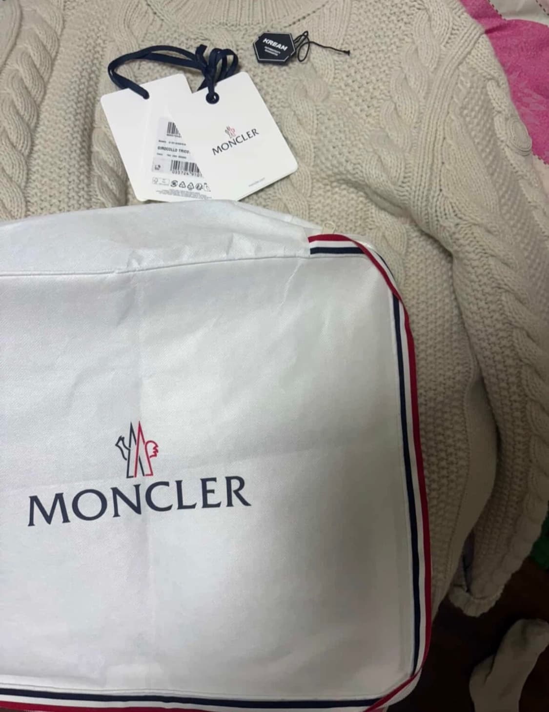 몽클레어 지롤로 트리코 니트 아이보리 새상품급 상품이미지1