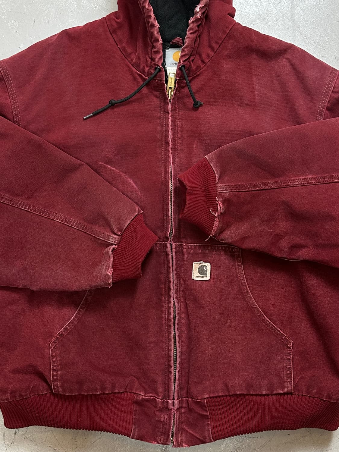 00's OG 칼하트 J68 액티브 칼하트 CRI J130 크림슨레드 상품이미지8