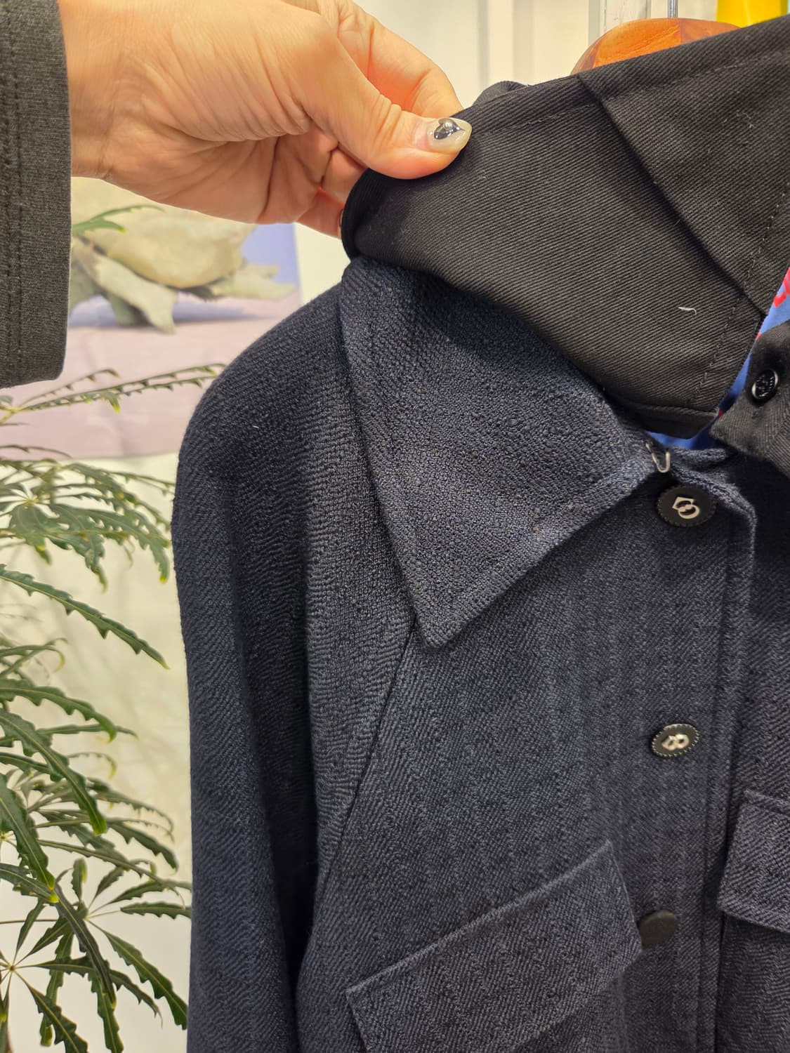 럭키슈에뜨 카라 집업 점퍼 상품이미지7