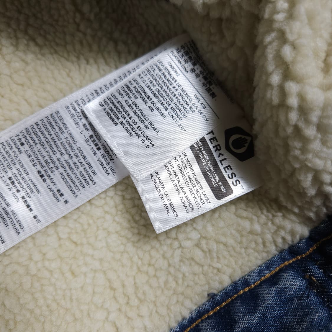 리바이스 크롭 쉐르파 데님 자켓 상품이미지5